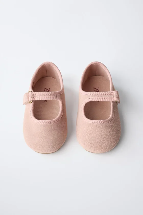 Балетки из натуральной кожи barefoot
