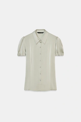 Атласная рубашка- Заказать в России