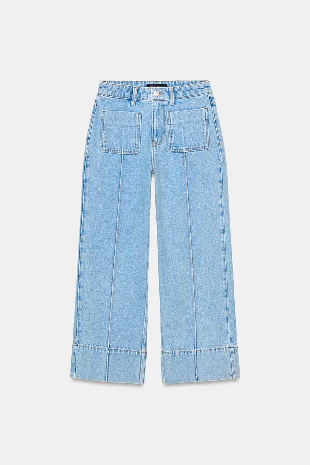 ДЖИНСЫ Z1975 WIDE-LEG CROPPED С ВЫСОКОЙ ПОСАДКОЙ