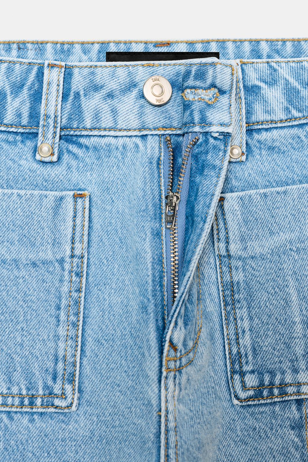 ДЖИНСЫ Z1975 WIDE-LEG CROPPED С ВЫСОКОЙ ПОСАДКОЙ