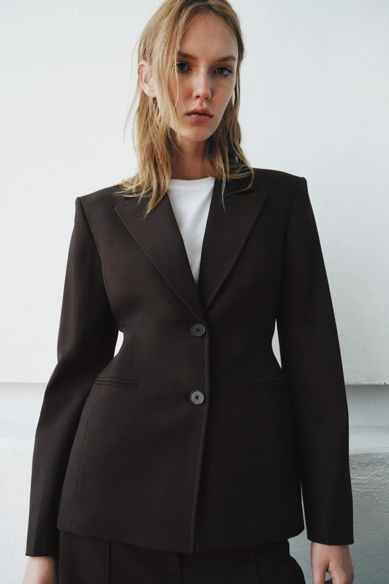 ПРИТАЛЕННЫЙ БЛЕЙЗЕР коллекция Zara «ZW»