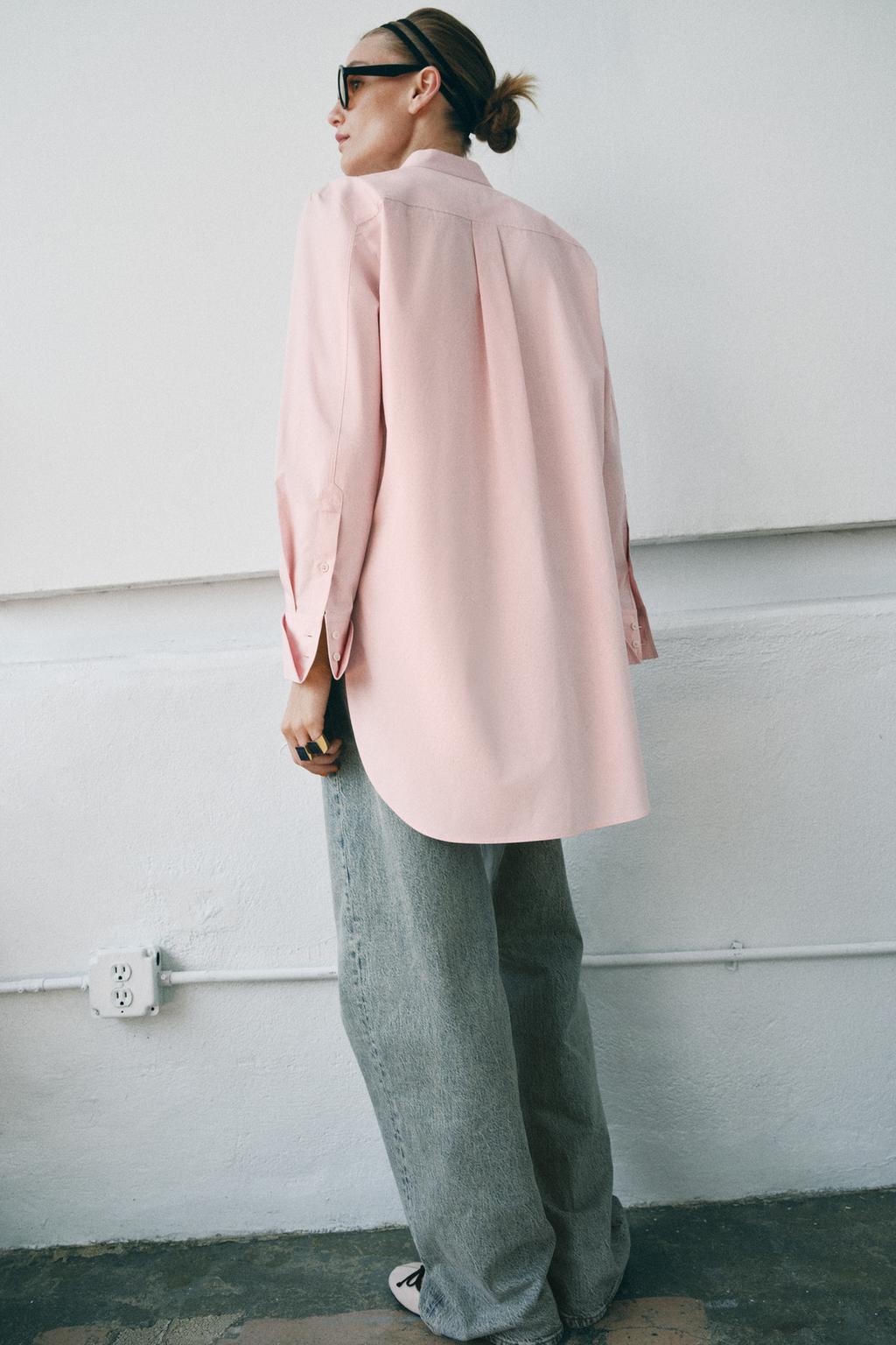 АСИММЕТРИЧНАЯ РУБАШКА ИЗ ПОПЛИНА — ZW COLLECTION