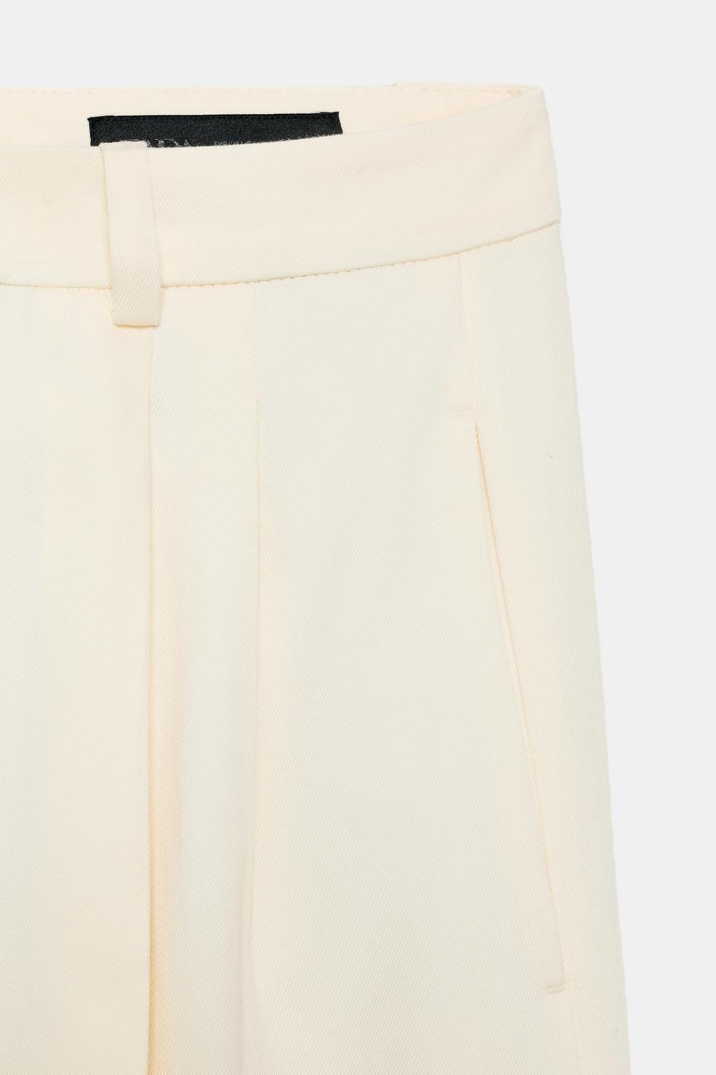 БРЮКИ WIDE-LEG С ЗАЩИПАМИ — ZW COLLECTION