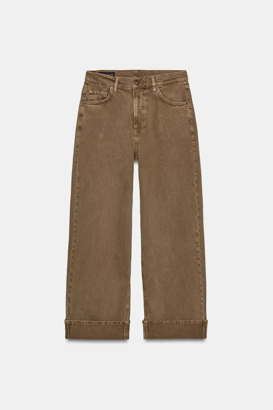 ДЖИНСЫ Багги СО СРЕДНЕЙ ПОСАДКОЙ — коллекция Zara «ZW»