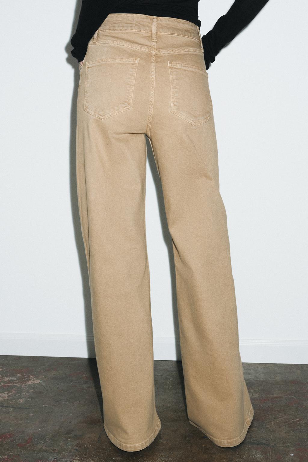 ДЖИНСЫ WIDE LEG С ВЫСОКОЙ ПОСАДКОЙ — ZW COLLECTION