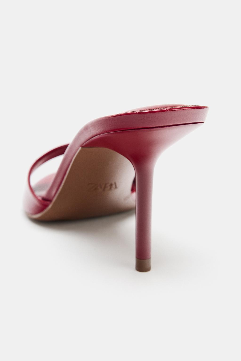 ЛАКИРОВАННЫЕ БОСОНОЖКИ НА КАБЛУКЕ