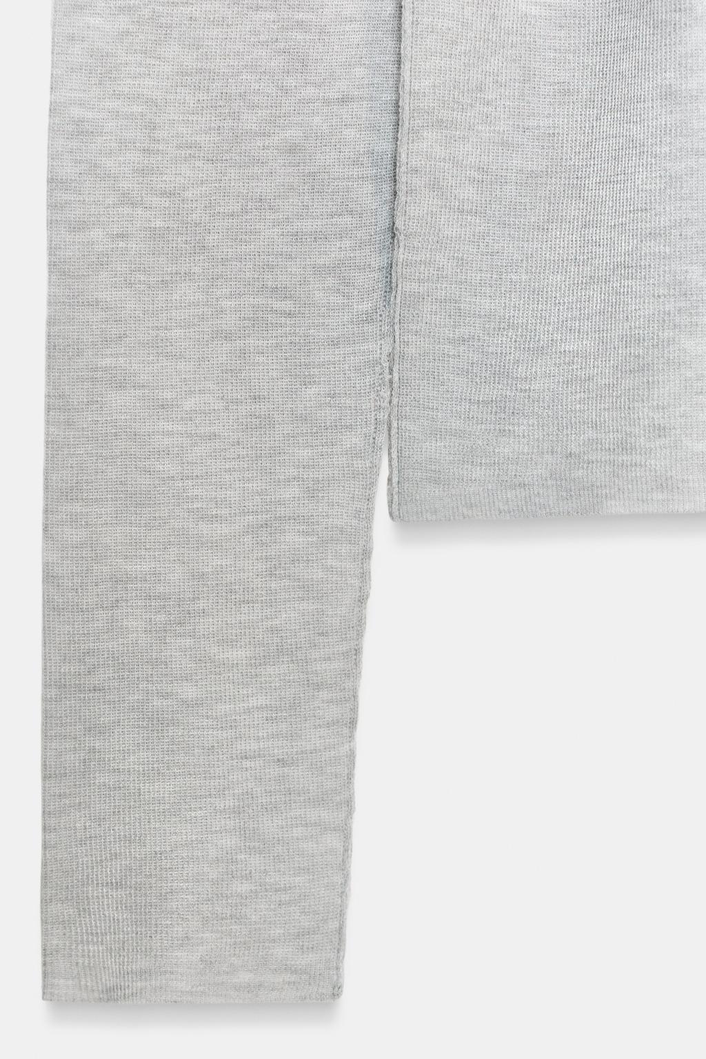 ПОЛУПРОЗРАЧНЫЙ ТРИКОТАЖНЫЙ ТОП