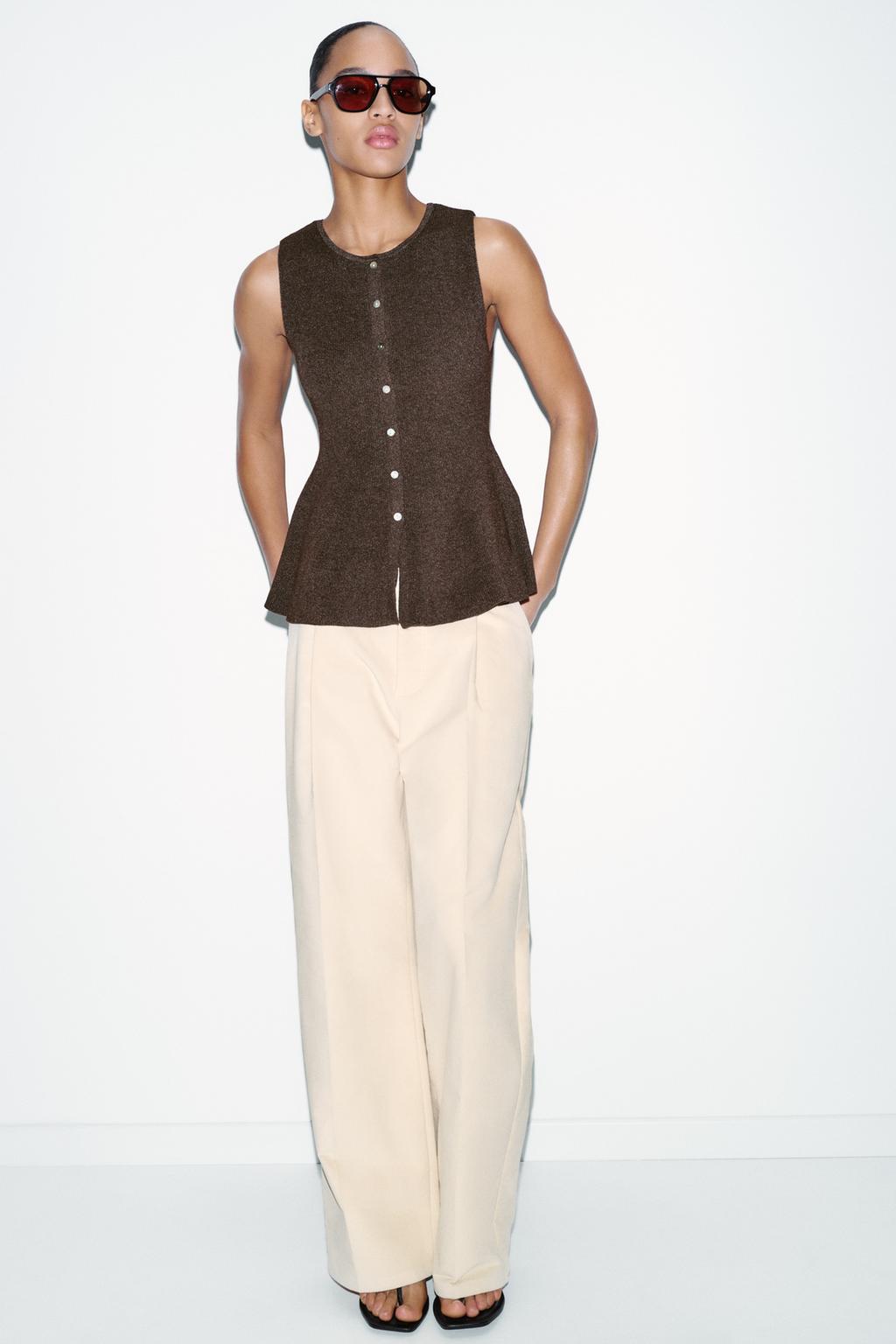 ТОП В РУБЧИК С БАСКОЙ И ПУГОВИЦАМИ