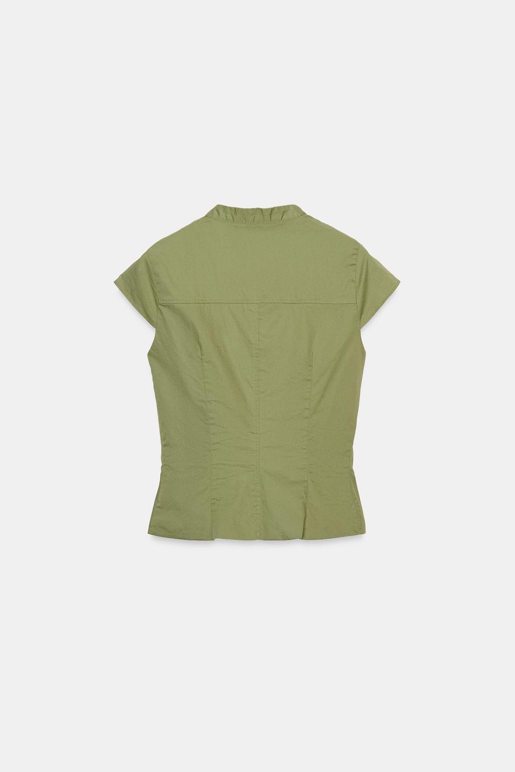 ТОП ИЗ ГАБАРДИНА С КАРМАНАМИ