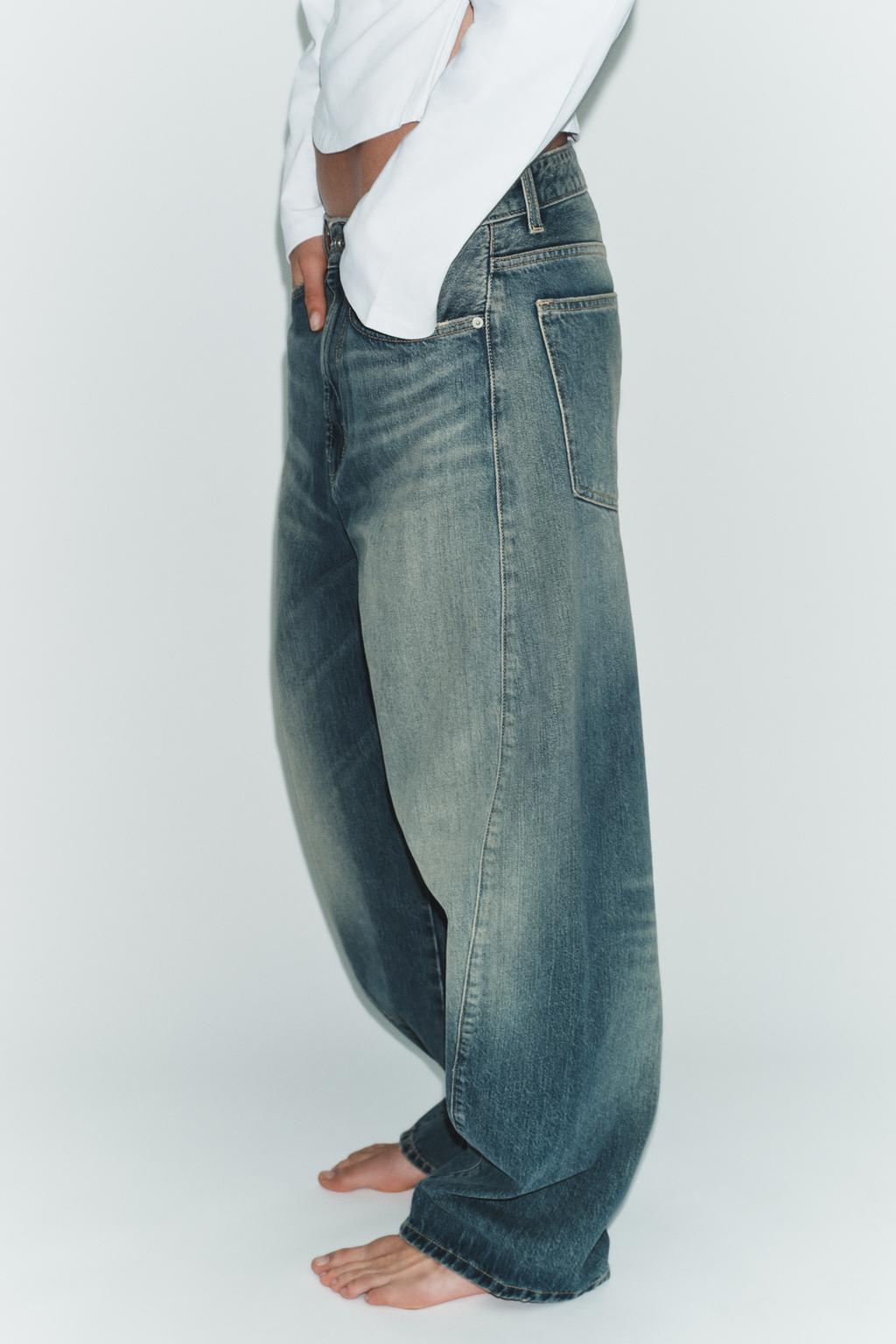 ДЖИНСЫ TRF BAGGY BALLOON СО СРЕДНЕЙ ПОСАДКОЙ