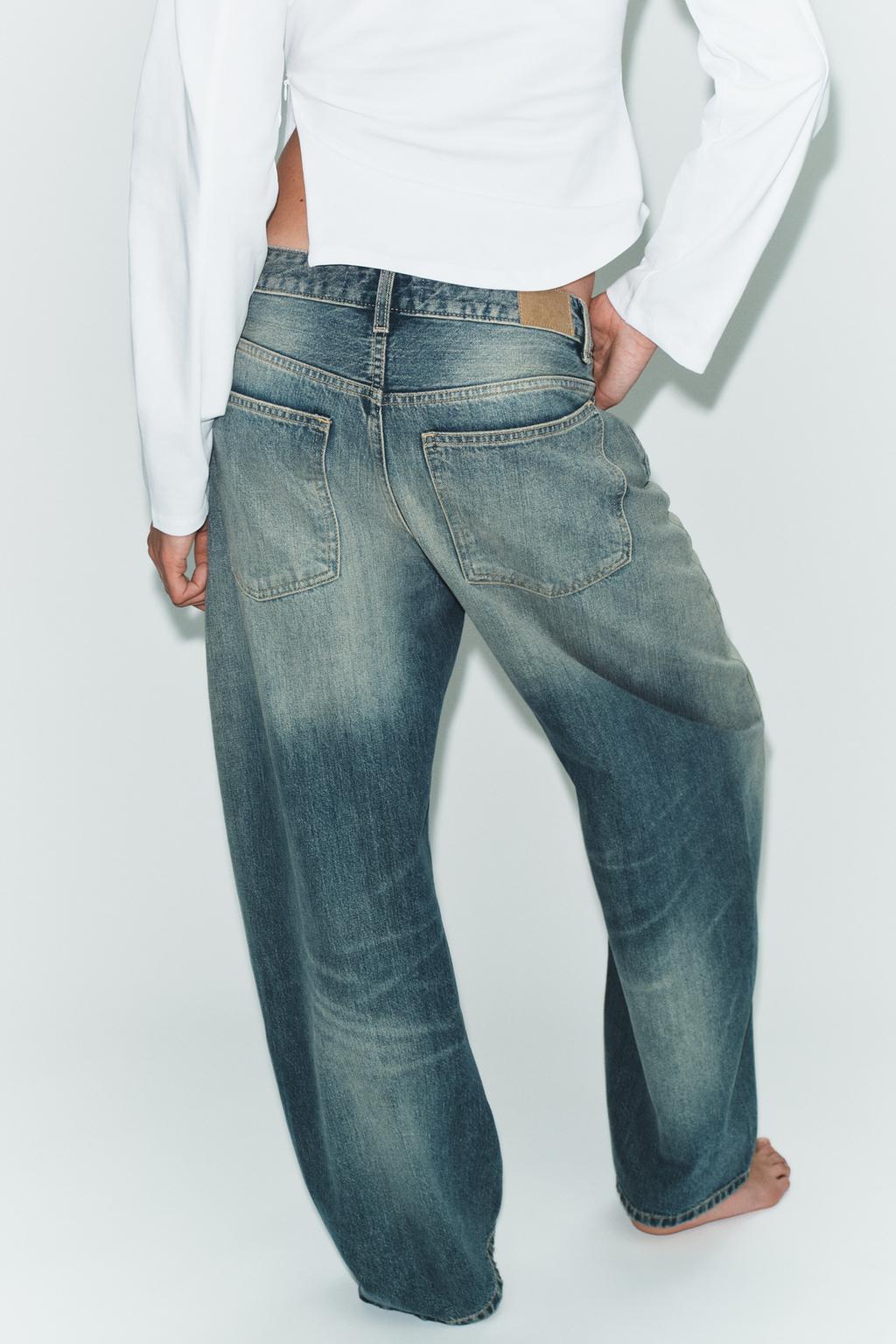 ДЖИНСЫ TRF BAGGY BALLOON СО СРЕДНЕЙ ПОСАДКОЙ