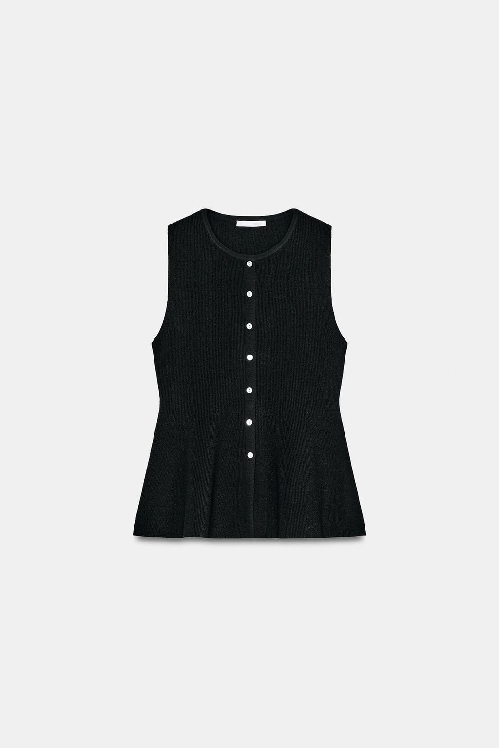 ТОП В РУБЧИК С БАСКОЙ И ПУГОВИЦАМИ