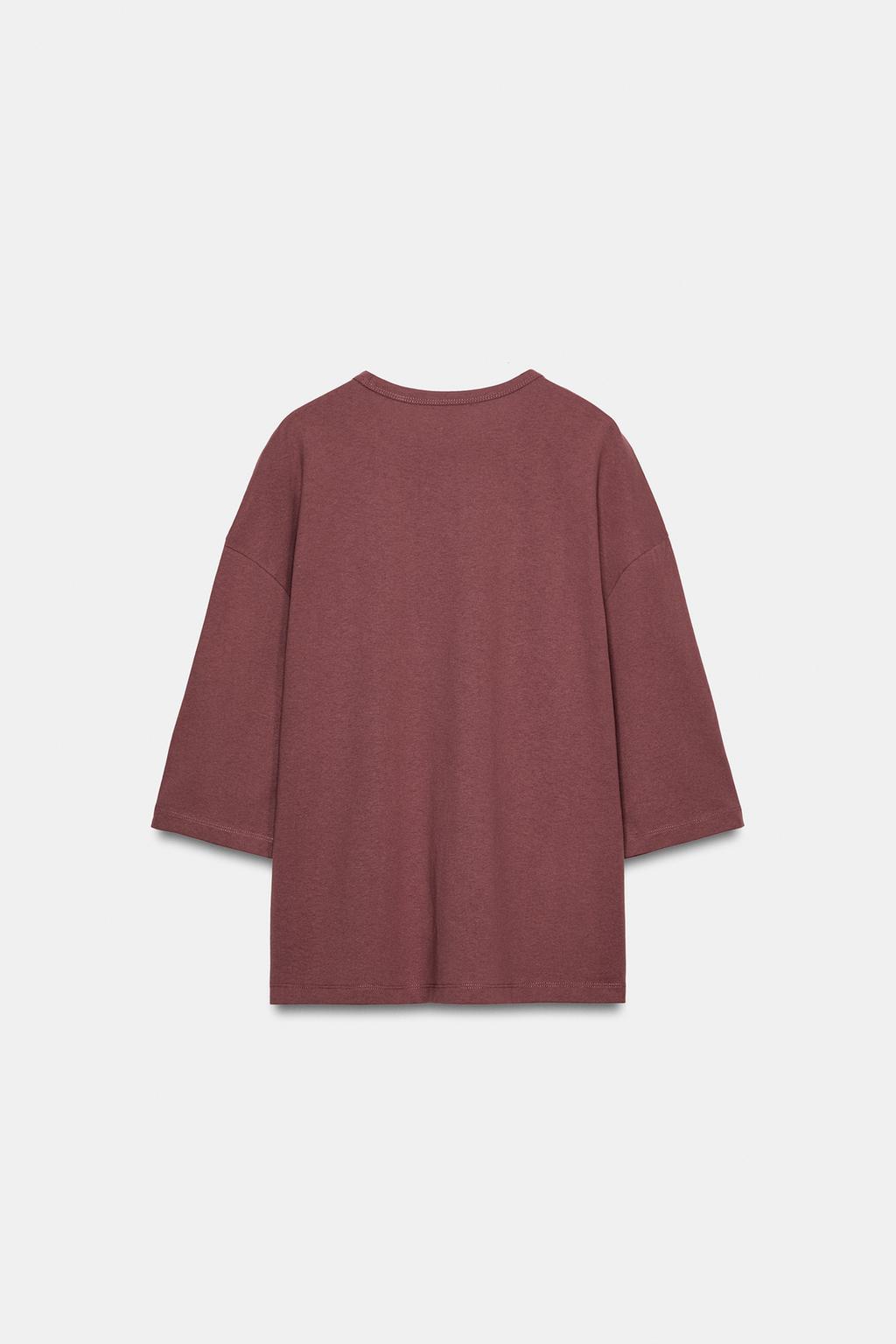 ФУТБОЛКА В СТИЛЕ РУСТИК С КОРОТКИМИ РУКАВАМИ