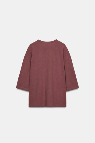 Футболка в стиле рустик с короткими рукавами- Заказать в России