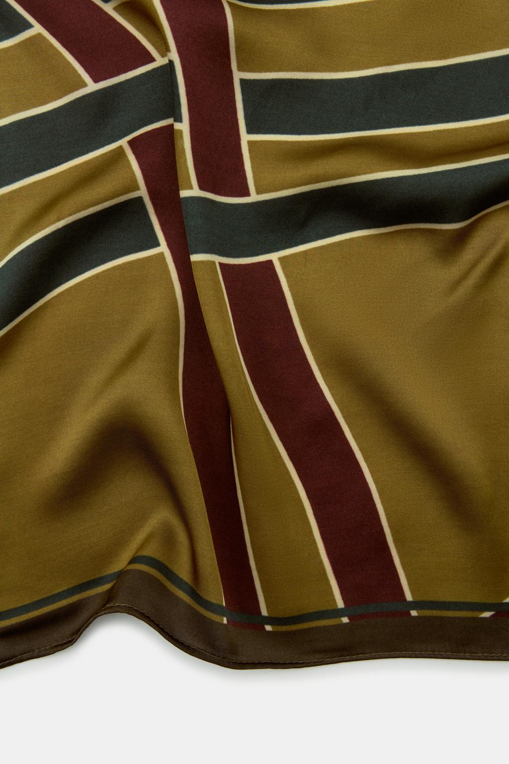 ШАРФ ИЗ 100% ВИСКОЗЫ В ПОЛОСКУ