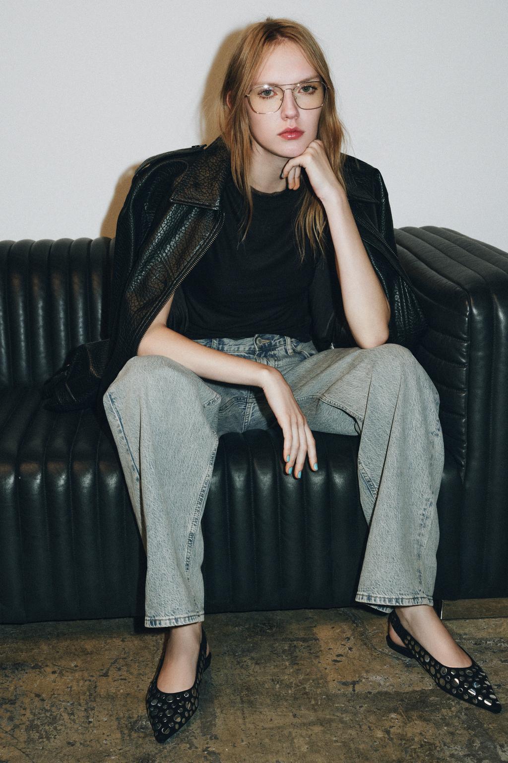 БАЛЕТКИ-МЮЛИ С ЗАКЛЕПКАМИ