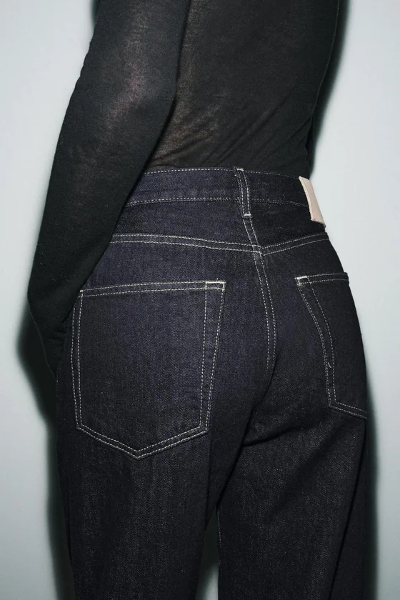 ДЖИНСЫ Багги СО СРЕДНЕЙ ПОСАДКОЙ — коллекция Zara «ZW»