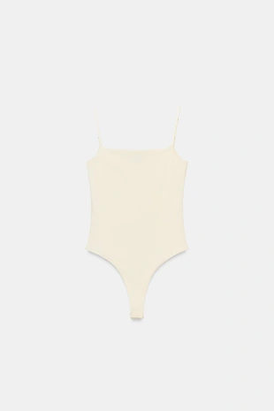 Тонкое боди на бретелях- Заказать в России