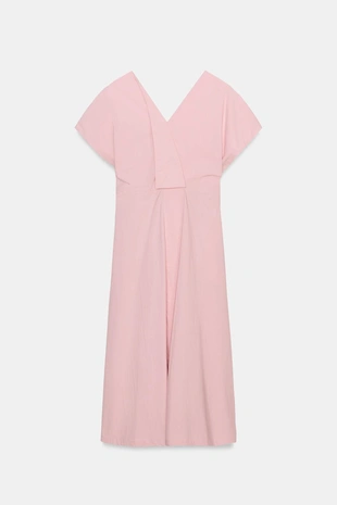 Платье из поплина со складками — ZW COLLECTION- Заказать в России