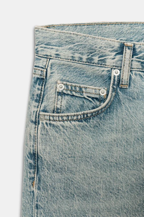 ДЖИНСЫ Багги СО СРЕДНЕЙ ПОСАДКОЙ — коллекция Zara «ZW»