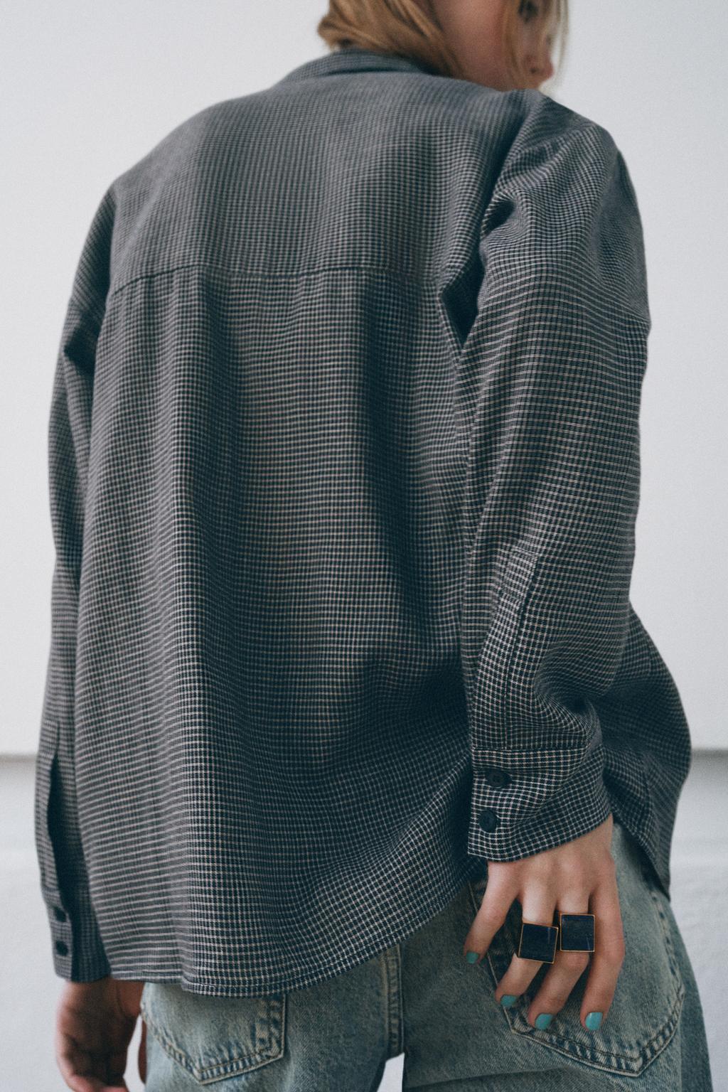 РУБАШКА В КЛЕТКУ ZW COLLECTION