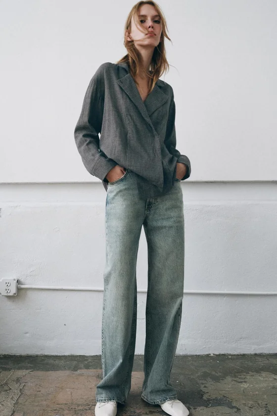 РУБАШКА В КЛЕТКУ коллекция Zara «ZW»