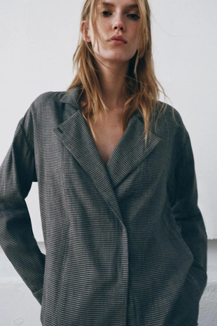 Рубашка в клетку ZW COLLECTION- Заказать в России