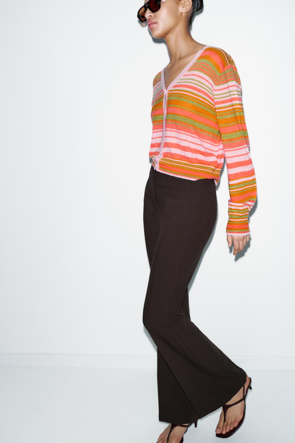 БРЮКИ FLARE С БОКОВЫМИ ШВАМИ