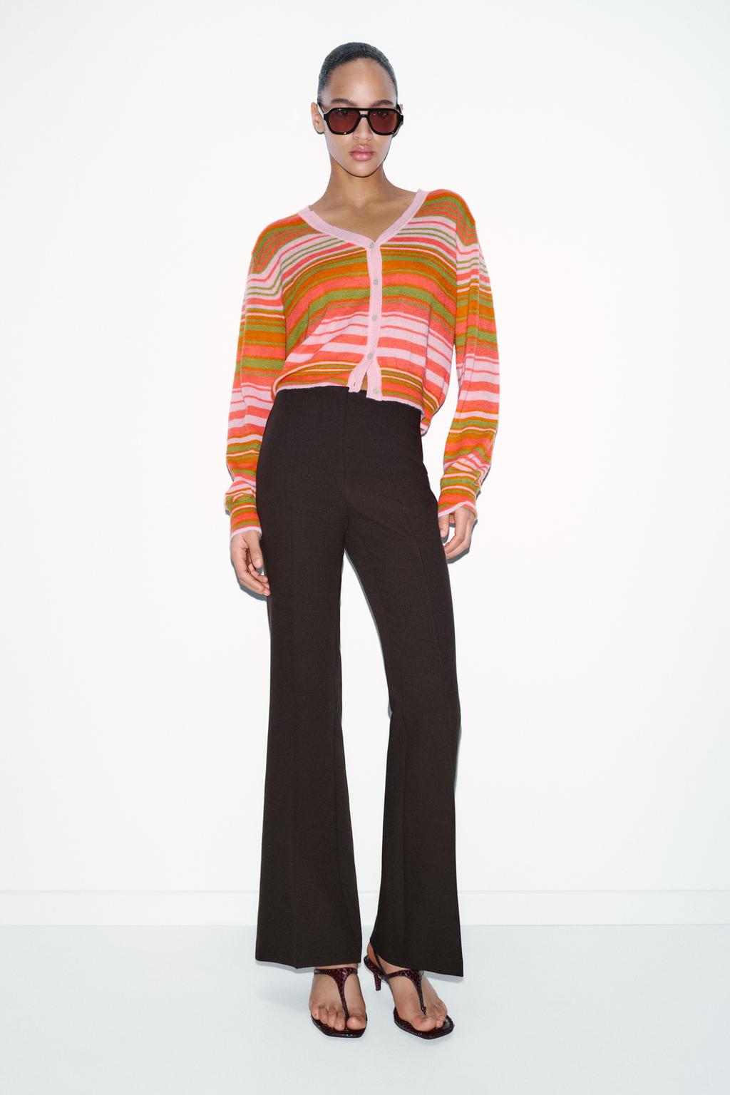 БРЮКИ FLARE С БОКОВЫМИ ШВАМИ