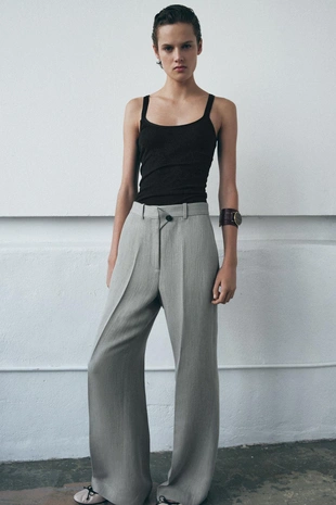 Майка в рубчик