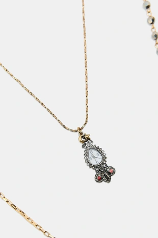 Набор из 3 ожерелий с подвесками-часами- Заказать в России