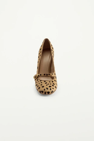 Туфли на каблуке с животным принтом - вещь ZARA WOMAN- Заказать в России