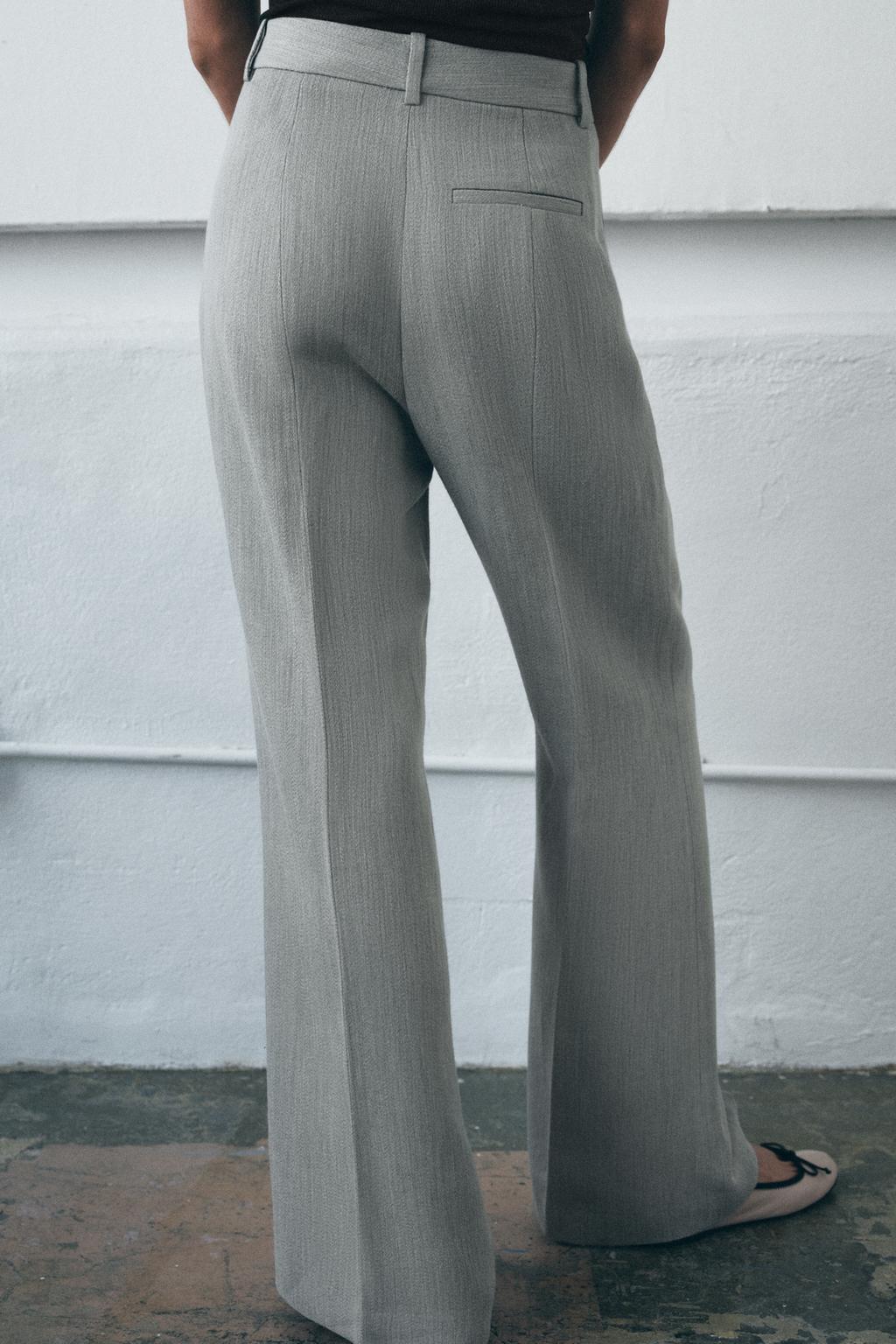 РАСКЛЕШЕННЫЕ БРЮКИ СТРУКТУРНЫЕ ZW COLLECTION