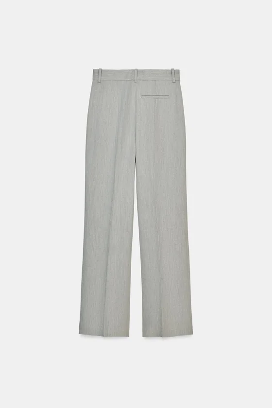 РАСКЛЕШЕННЫЕ БРЮКИ СТРУКТУРНЫЕ коллекция Zara «ZW»