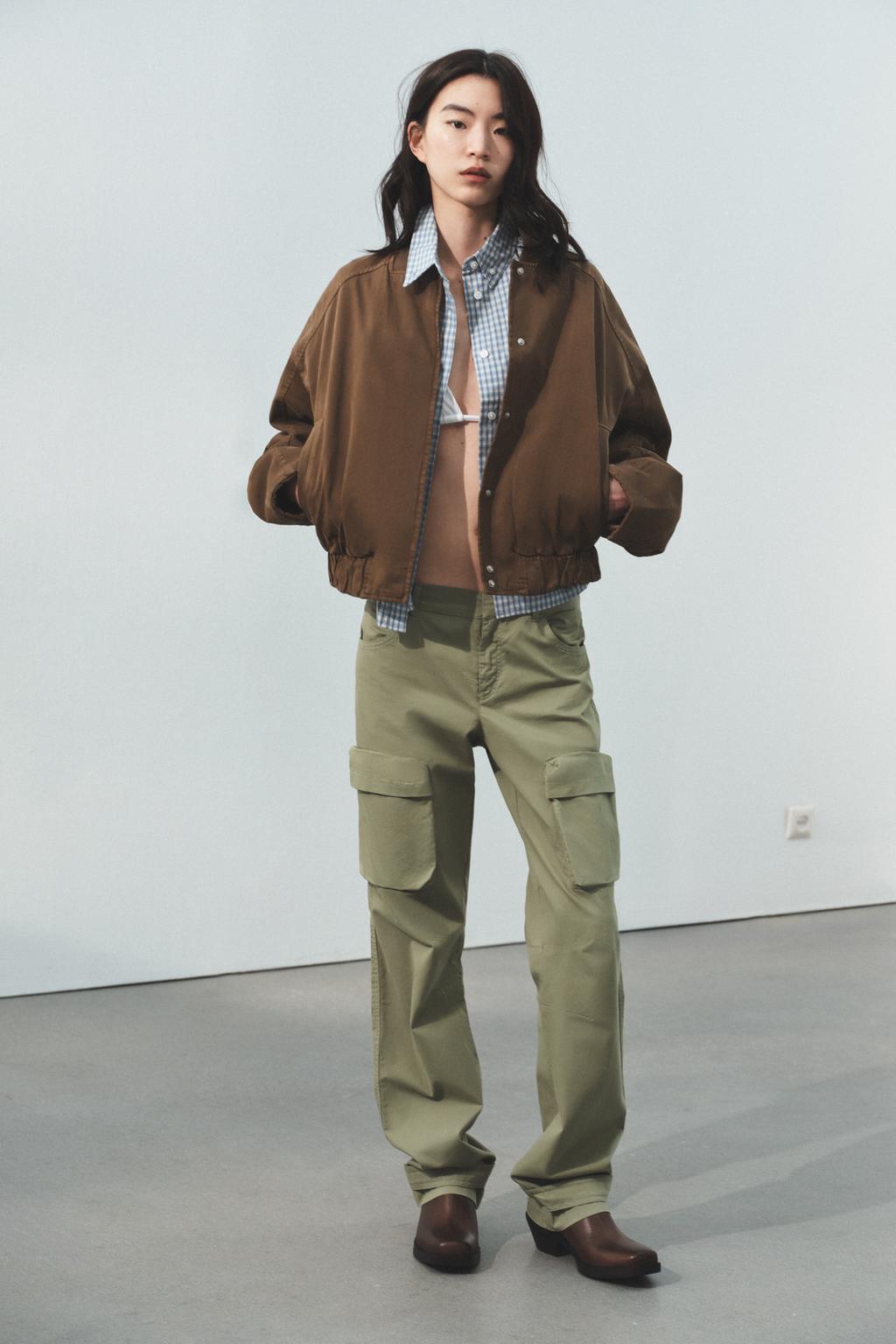 БРЮКИ КАРГО ПРЯМОГО КРОЯ