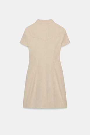 Эластичное короткое платье- Заказать в России