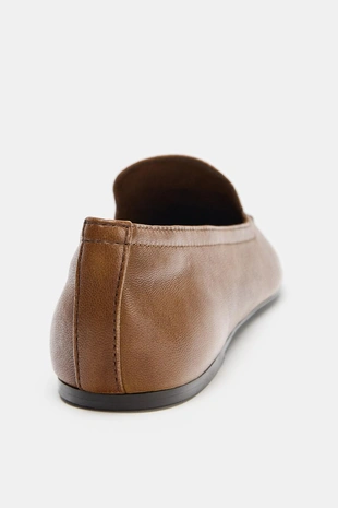 Кожаные лоферы с высоким рантом- Заказать в России