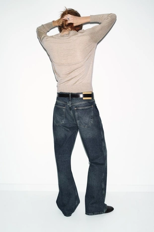 Комбинированный свитер из шерсти- Заказать в России