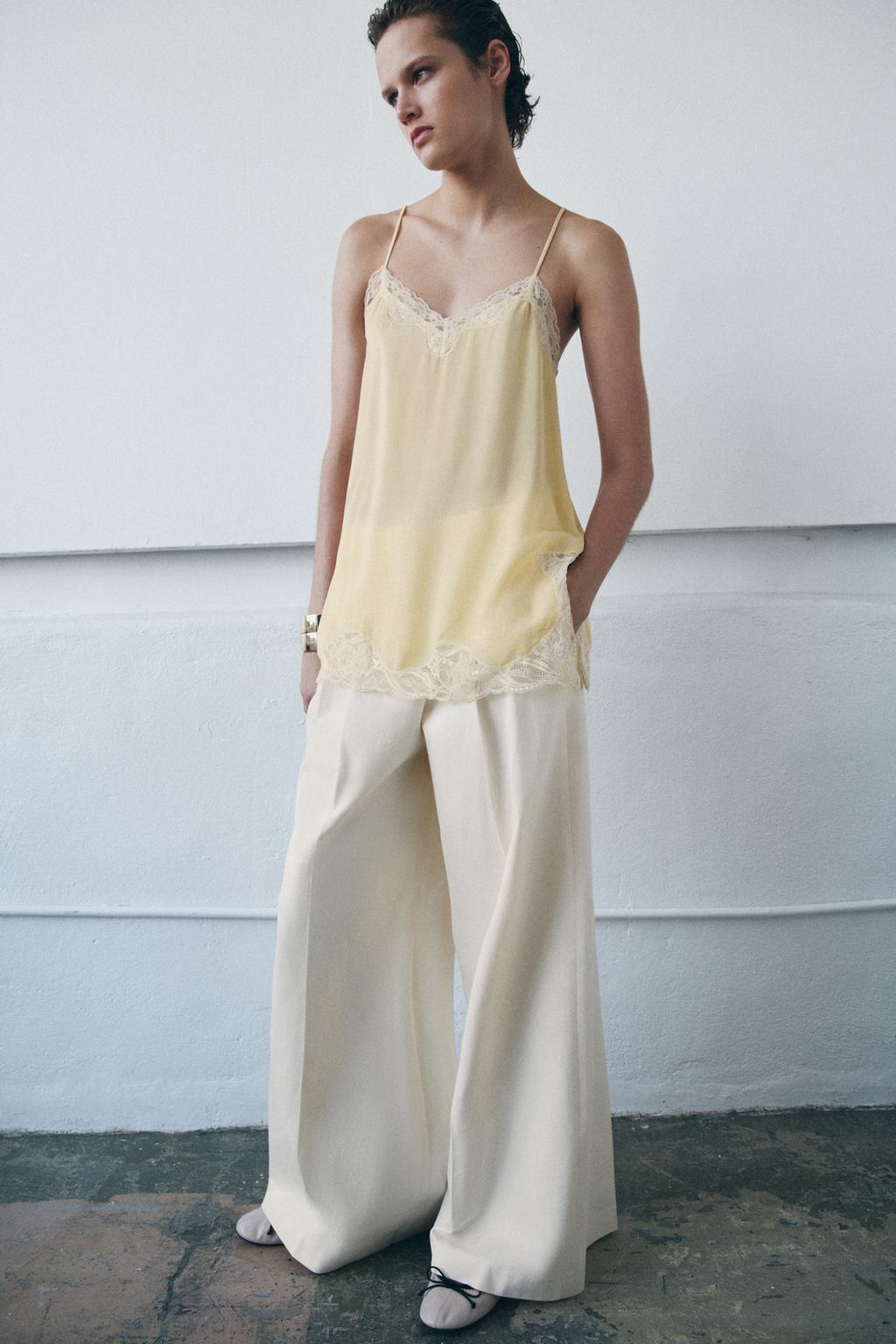 ТОП В БЕЛЬЕВОМ СТИЛЕ С КРУЖЕВОМ — ZW COLLECTION