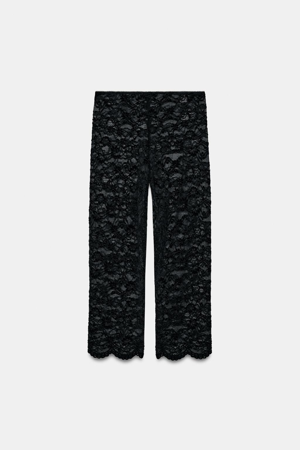 КРУЖЕВНЫЕ ЛЕГИНСЫ-КАПРИ