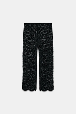 Кружевные легинсы-капри- Заказать в России