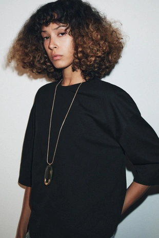 Футболка в стиле рустик с короткими рукавами- Заказать в России