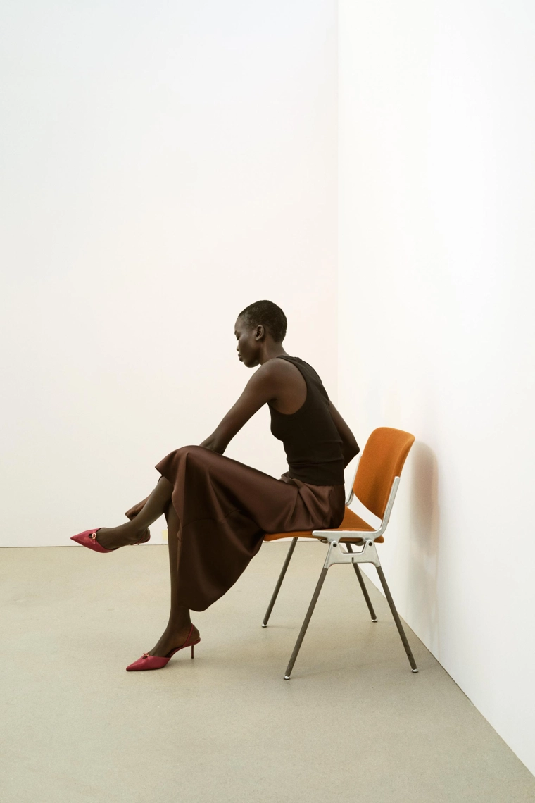 Босоножки на каблуке с застежкой на пряжку