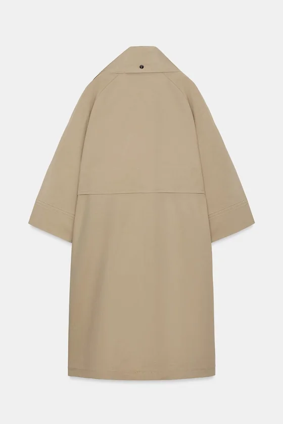 ТРЕНЧ ОВЕРСАЙЗ С ПЛАТКОМ коллекция Zara «ZW» 