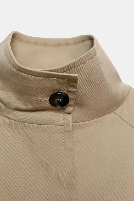 ТРЕНЧ ОВЕРСАЙЗ С ПЛАТКОМ коллекция Zara «ZW» 