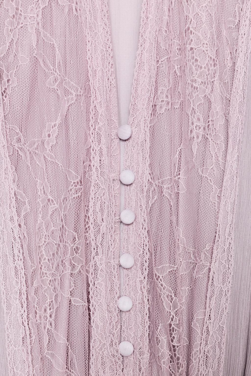 КОМБИНИРОВАННОЕ ПЛАТЬЕ МИДИ С ПОЯСОМ