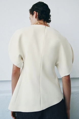 Топ с объемными рукавами — ZW COLLECTION- Заказать в России