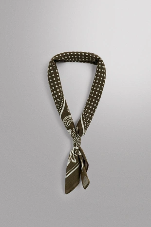 Бандана с геометрическим принтом- Заказать в России