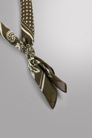 Бандана с геометрическим принтом- Заказать в России