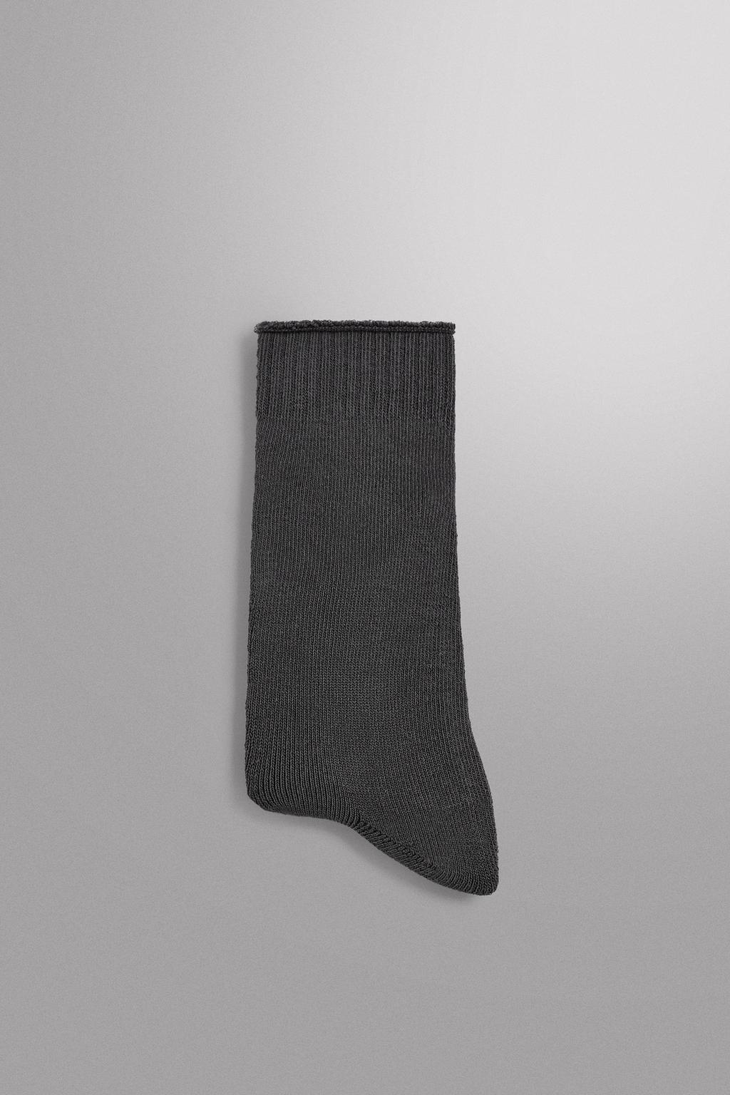 НОСКИ ИЗ СМЕСОВОГО ХЛОПКА С МАХРОВОЙ ИЗНАНКОЙ